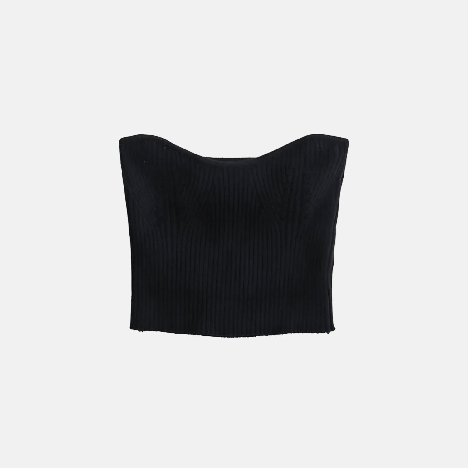 Knit Strapless Top